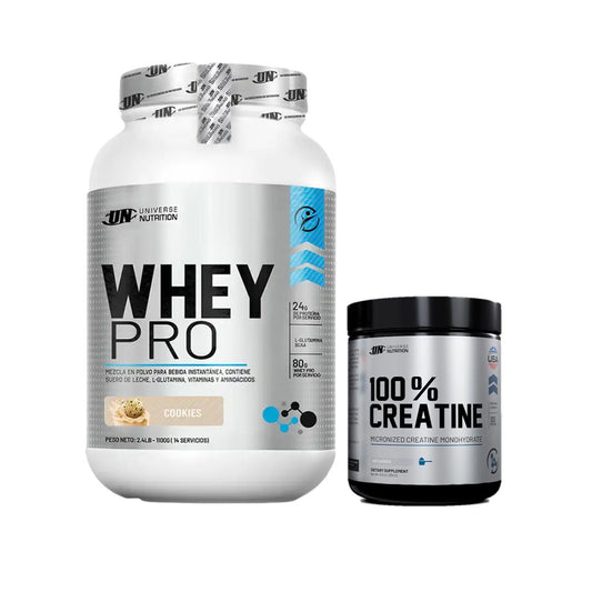 Whey Pro 1 Kg + Creatina Micronizada 250 gr - Universe Nutrition UN