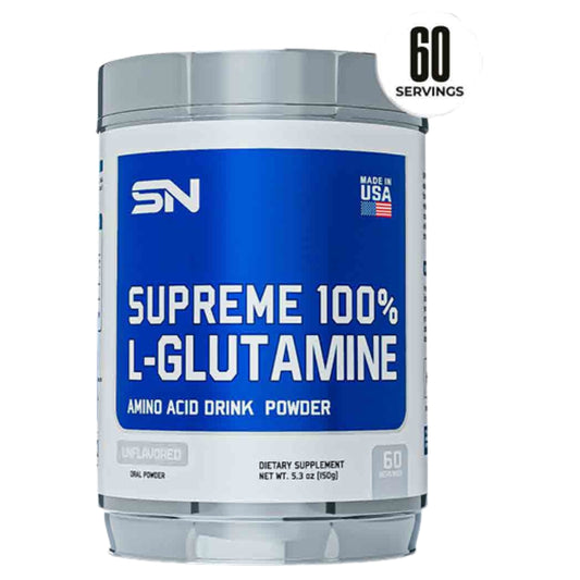 Supreme 100% L-Glutamine - Glutamina Supreme Nutrition